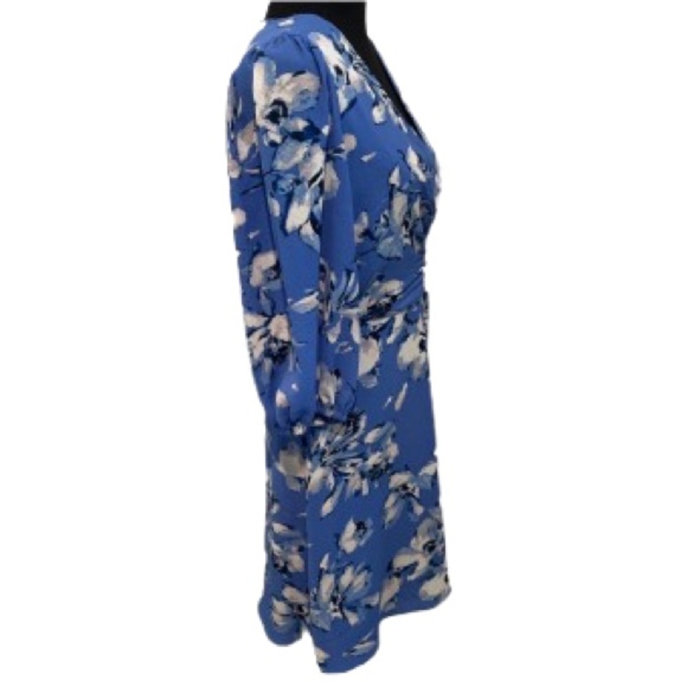 Jessica Howard Elegant Blue Floral Dress - Picture 4 of 7